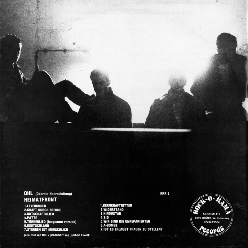 OHL LP front cover