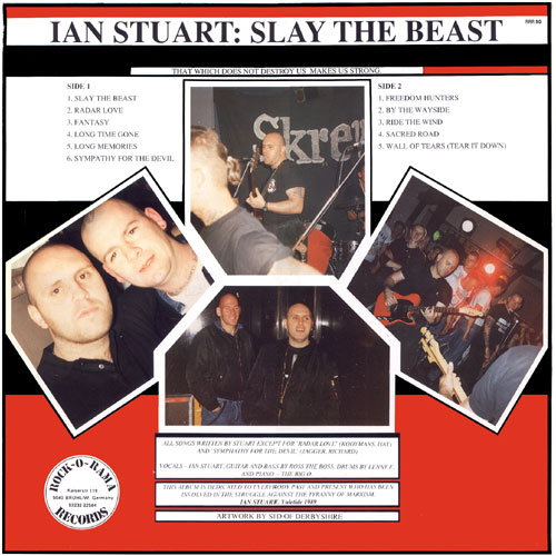 Ian Stuart Slay The Beast LP back cover