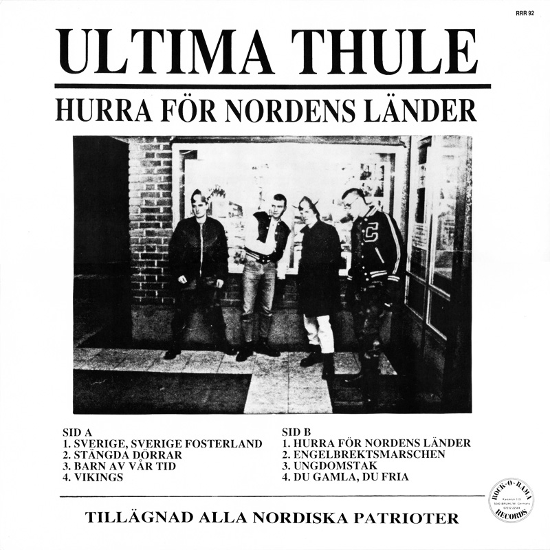 Ultima Thule LP back cover