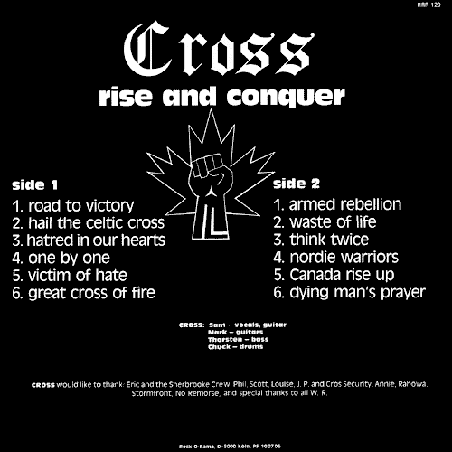Cross LP back cover