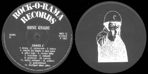 Chaos Z LP center labels