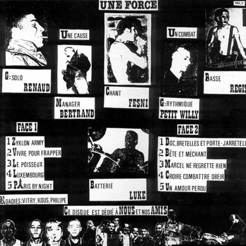 Evil Skins LP back cover