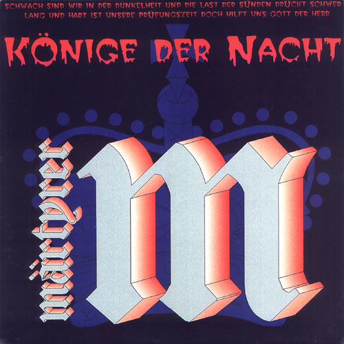 Märtyrer Könige der Nacht LP front cover