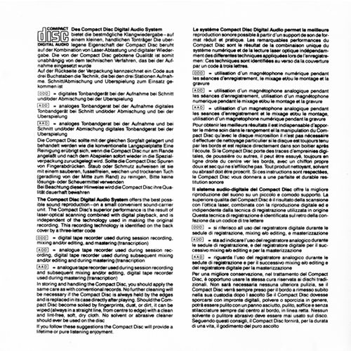 Back of Märtyrer Schuldig CD booklet with CD boilerplate text