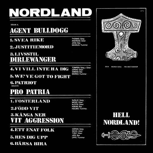 Nordland LP back cover