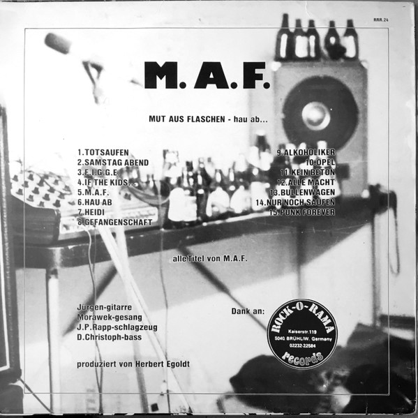 MAF LP back cover