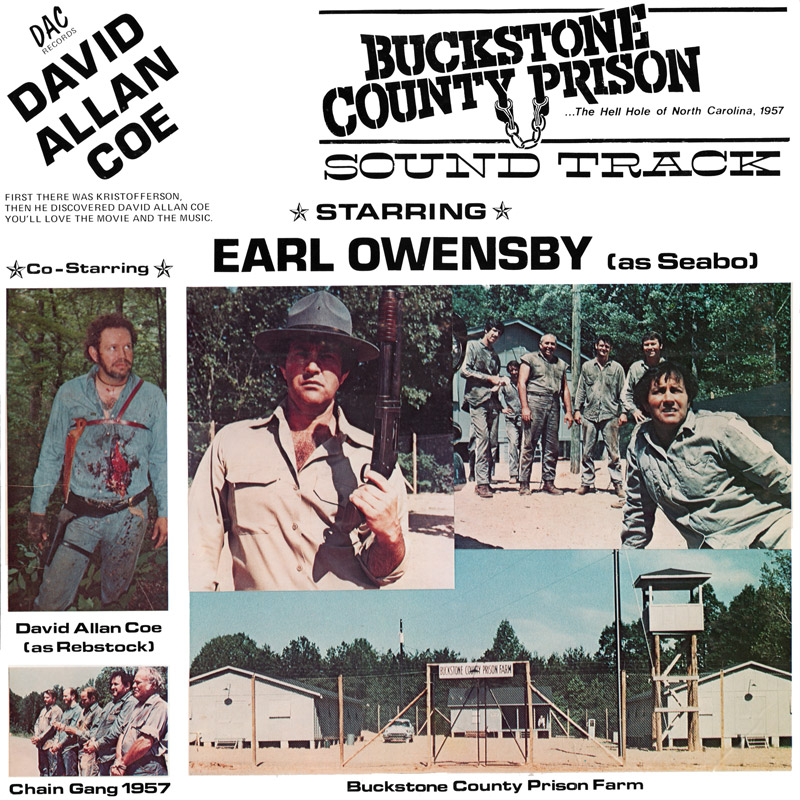 Buckstone County Prison Soundtrack LP front cover