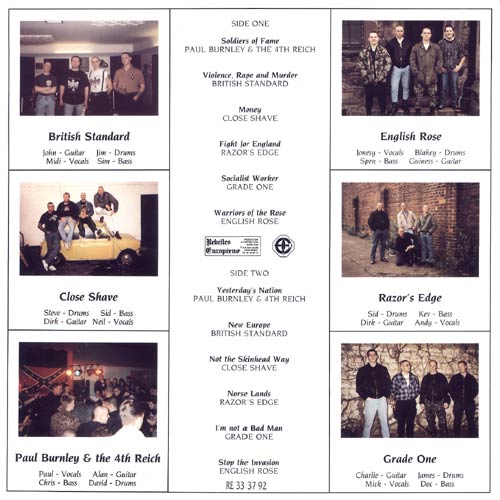 Back cover of the Last Chance LP