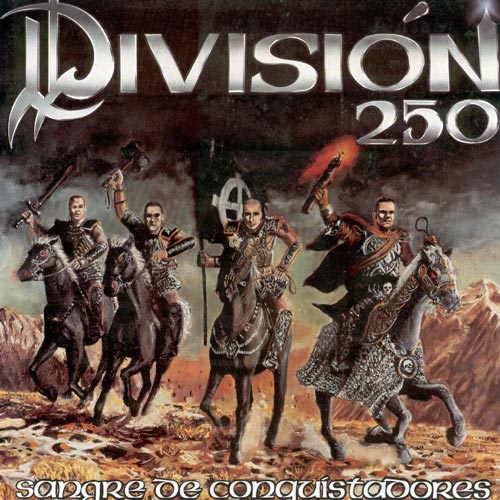 Front cover of the División 250 Sangre De Conquistadores LP