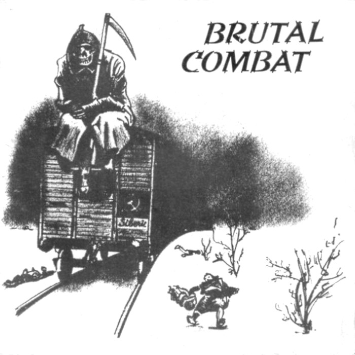 Front Cover of the Brutal Combat Passe A L`ouest single