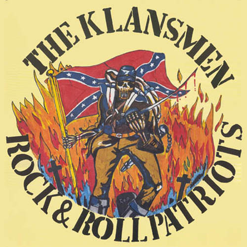 The Klansmen Rock & Roll Patriots LP front cover