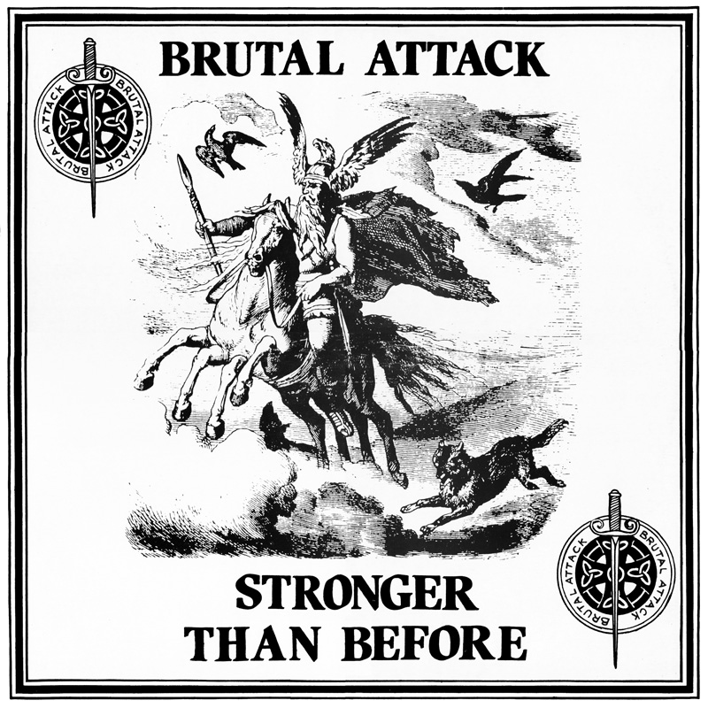 Brutal Attack LP front cover