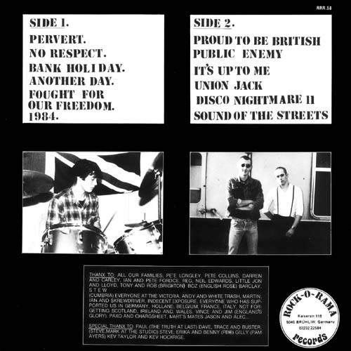 Public Enemy Englands Glory back cover
