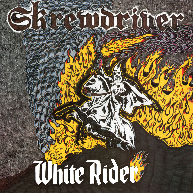 Skrewdriver White Rider front cover