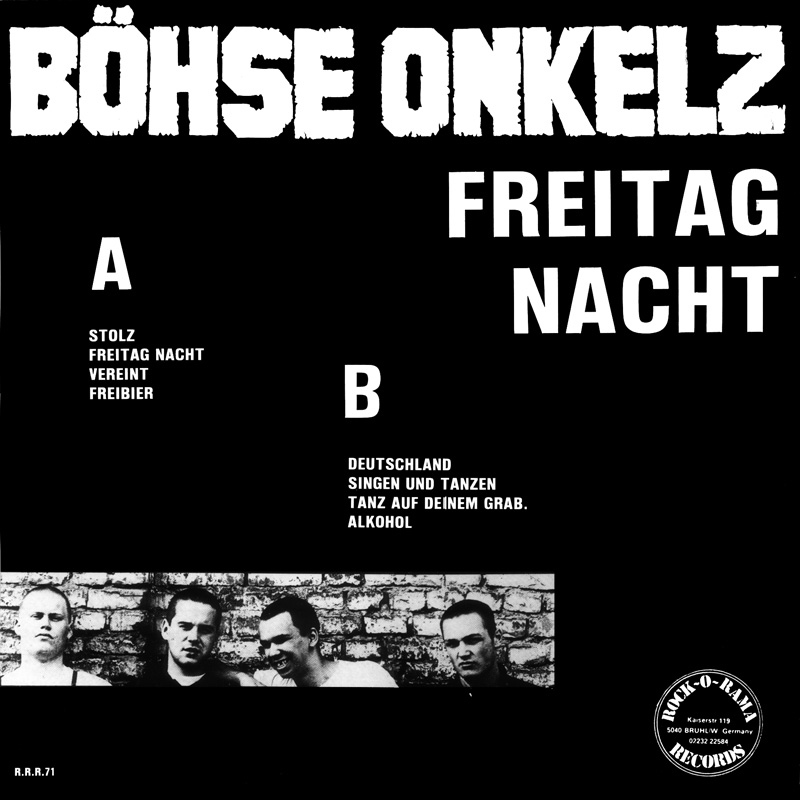 Böhse Onkelz Freitag Nacht back cover