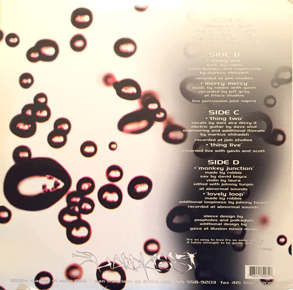 The back cover of the Little Wing Lightheaded EP