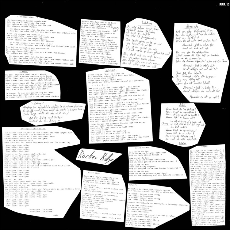 CHaos Z Ohne Gnade lyric sheet