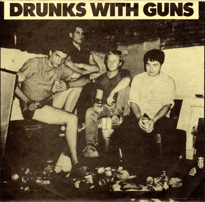 Drunks With Guns repress EP front cover
